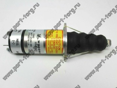 Соленойд, клапан остановки двигателя для Woodward   № 307-2546-00 / 1502-12D6U2B2S2A 