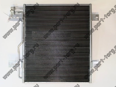 Радиатор кондиционера Ford F-650, F750   (2004-2008)   № 3548907F93, 4C4Z19712B, 4C4Z19712EA, CN40829PFC