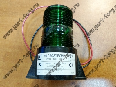 Маяк стробоскоп (12-80В) зеленый Microstrobe 12-80 VDC, Green (Tomar Electronics)   № 470S-1280